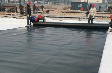 How should geotextile be used for road maintenance?