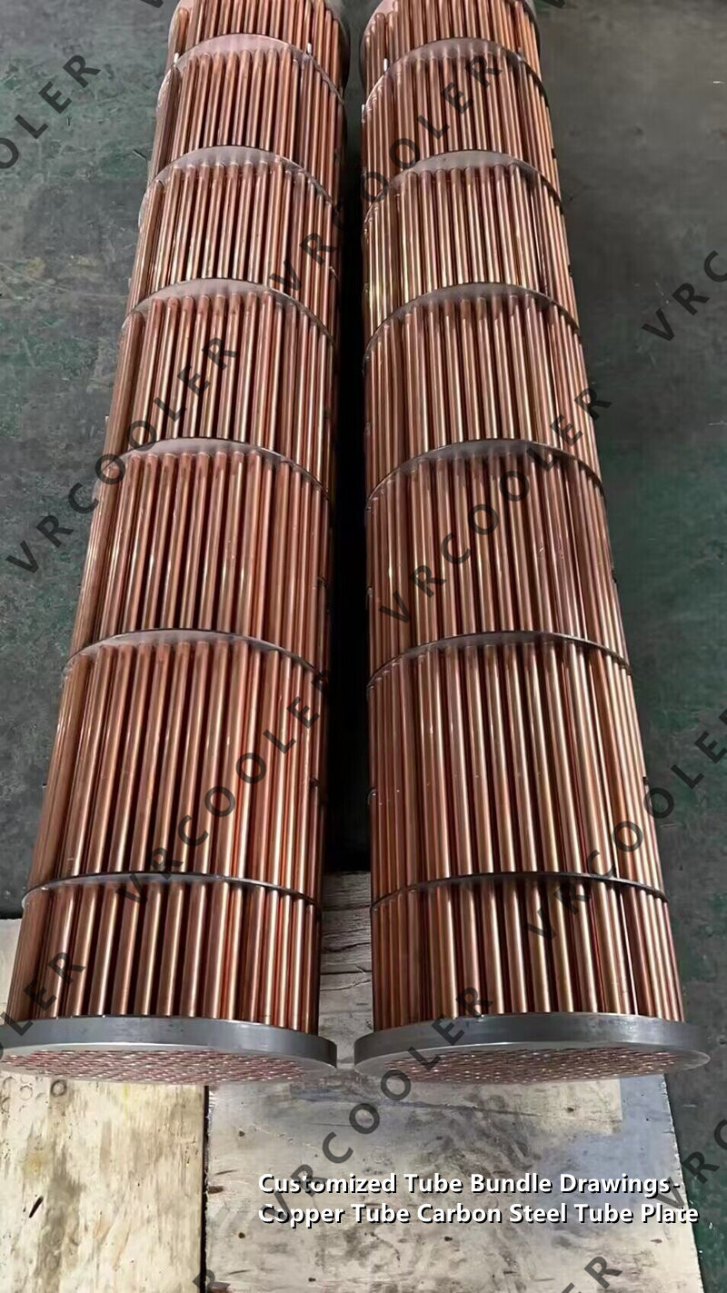 Customized Tube Bundle Drawings-Copper Tube Carbon Steel Tube Plate