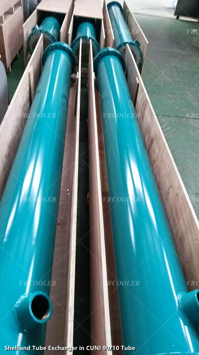 Shell and Tube Exchanger in CUNI 90-10 Tube