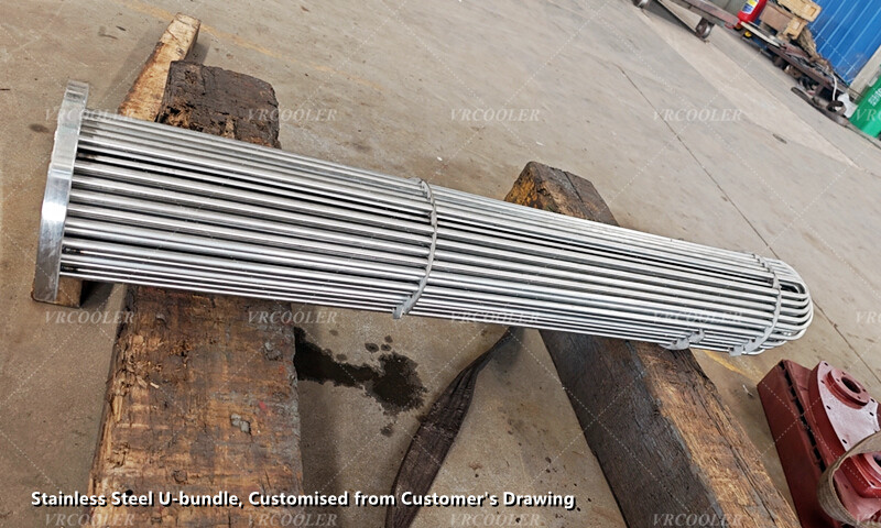Stainless Steel U-bundle, Customised from Customer's Drawing