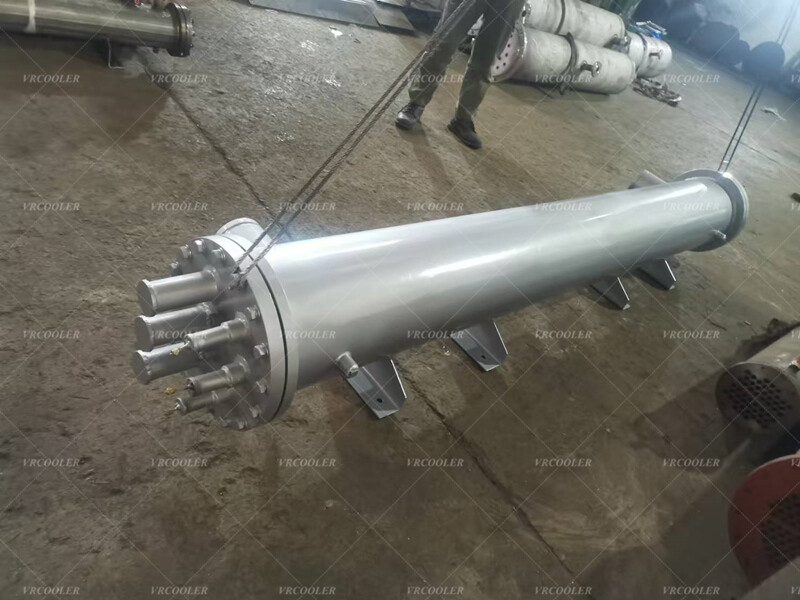 How can freezing damage a shell-and-tube evaporator?