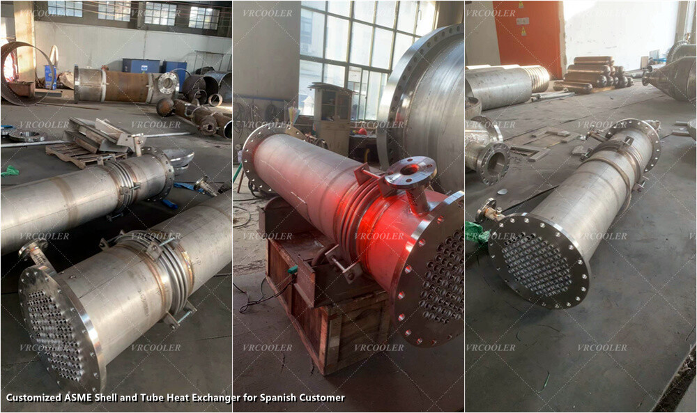 Customized ASME Shell and Tube Heat Exchanger for Spanish Customer.jpg