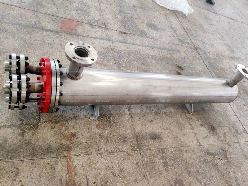 shell tube evaporator for food processing