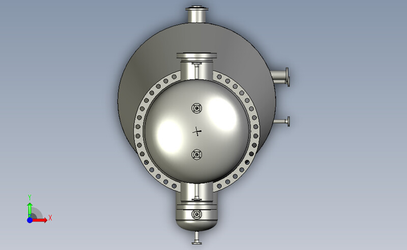 Tubular Shell and Tube Condenser Stainless Steel Heat Exchanger