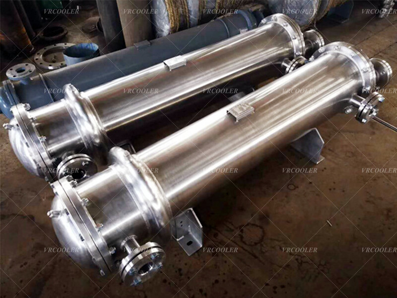 Acid Cooler Stainless Steel 304L Shell Stainless Steel 316L Tube Heat Exchanger