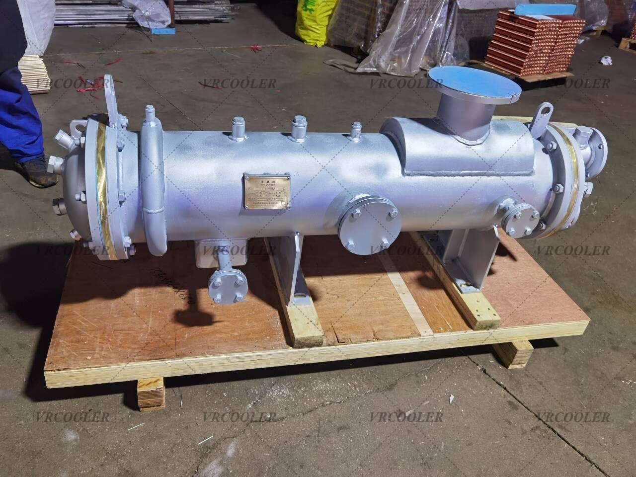 Drain Cooler Shell and Tube Heat Exchanger for Industrial Cooling Systems