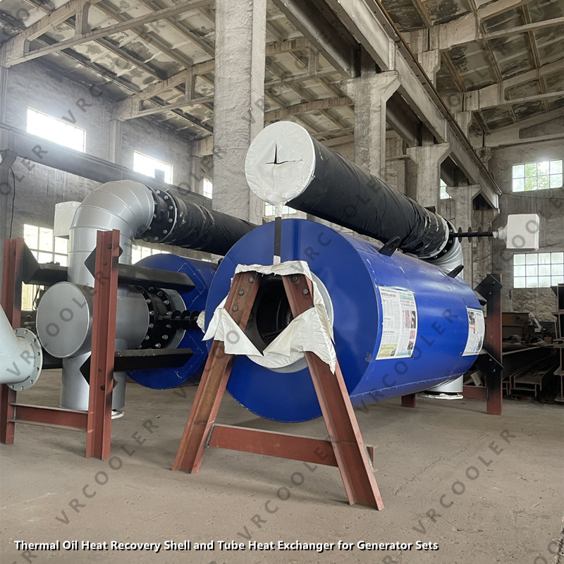 Thermal Oil Heat Recovery Shell and Tube Heat Exchanger for Generator Sets