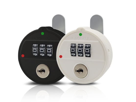 Keyless small 3 digit combination lock for university lockers 6012# 