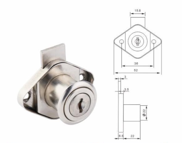 drawer lock cabinet 106c