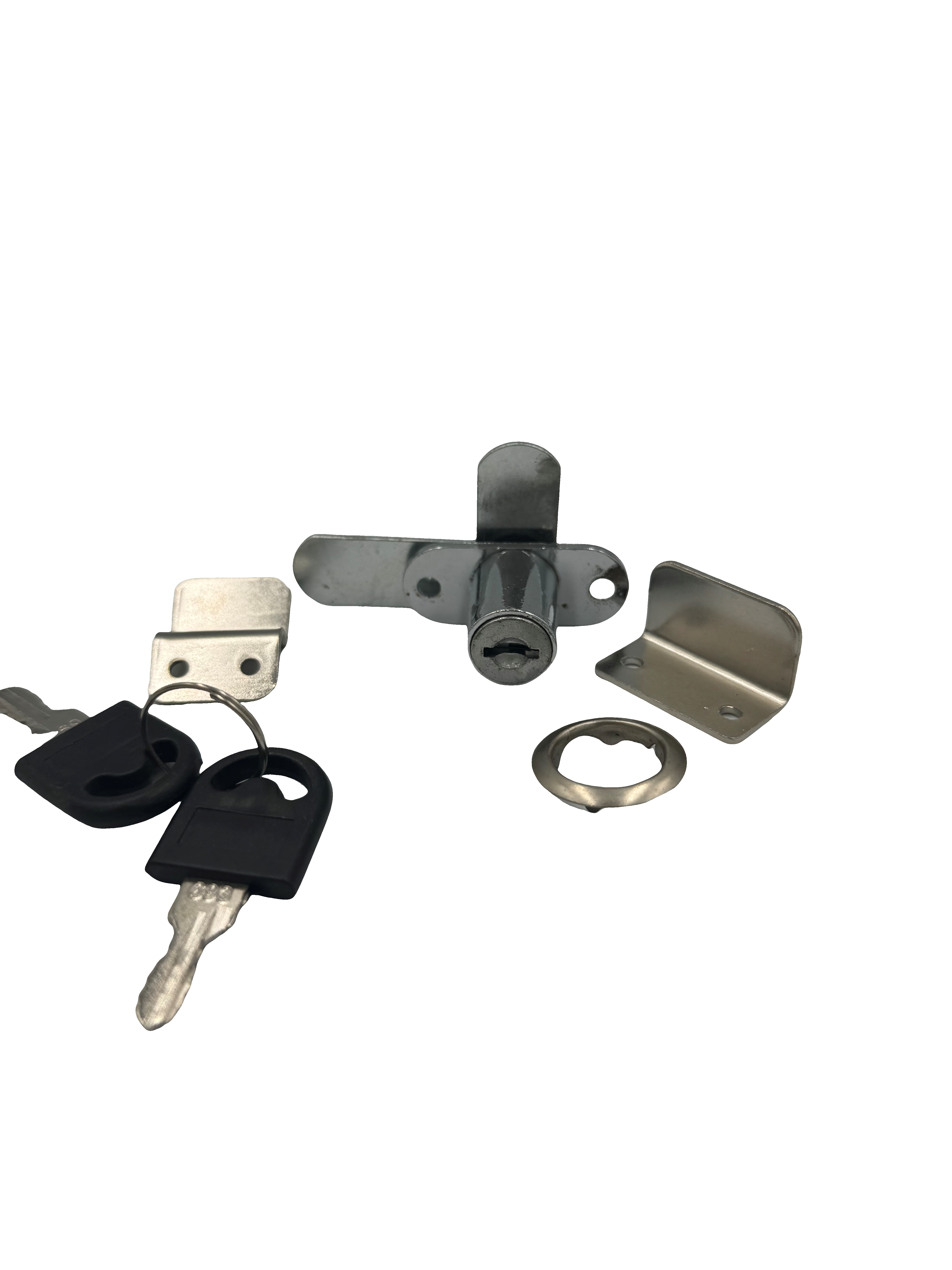 Chrome plated drawer lock 201