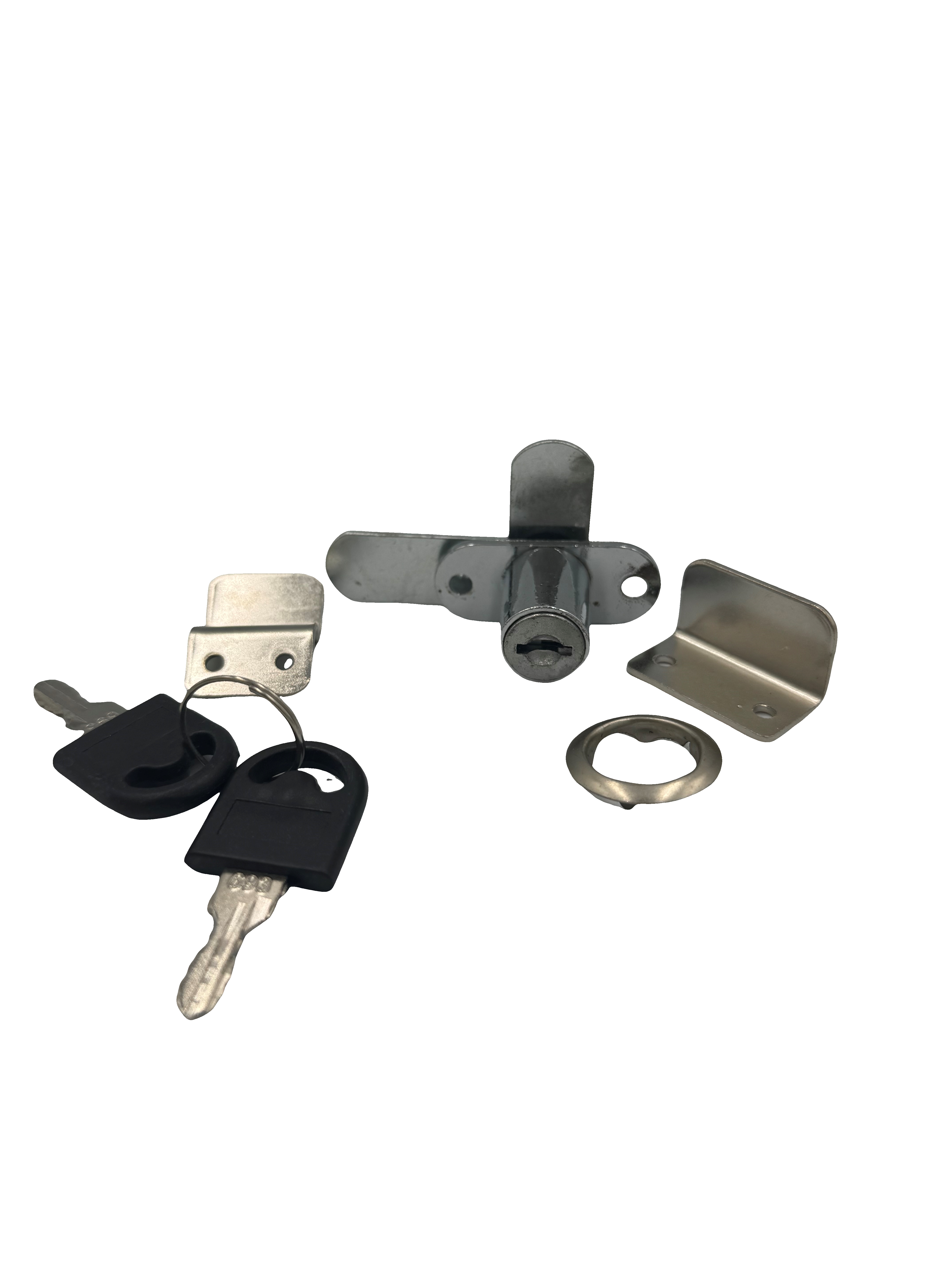 Chrome plated drawer lock 201