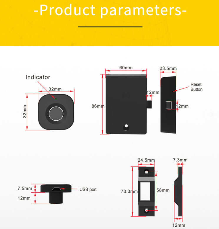 cabinet smart lock F040