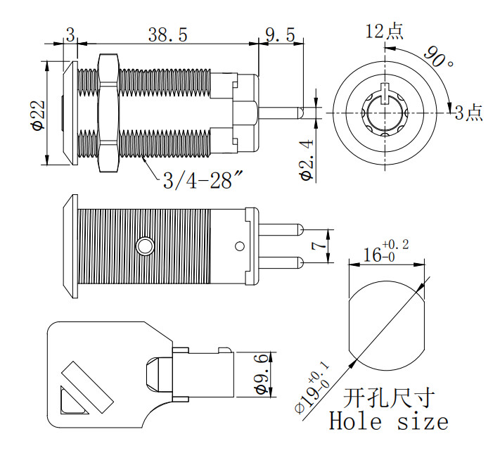 cam lock clamp 22kp