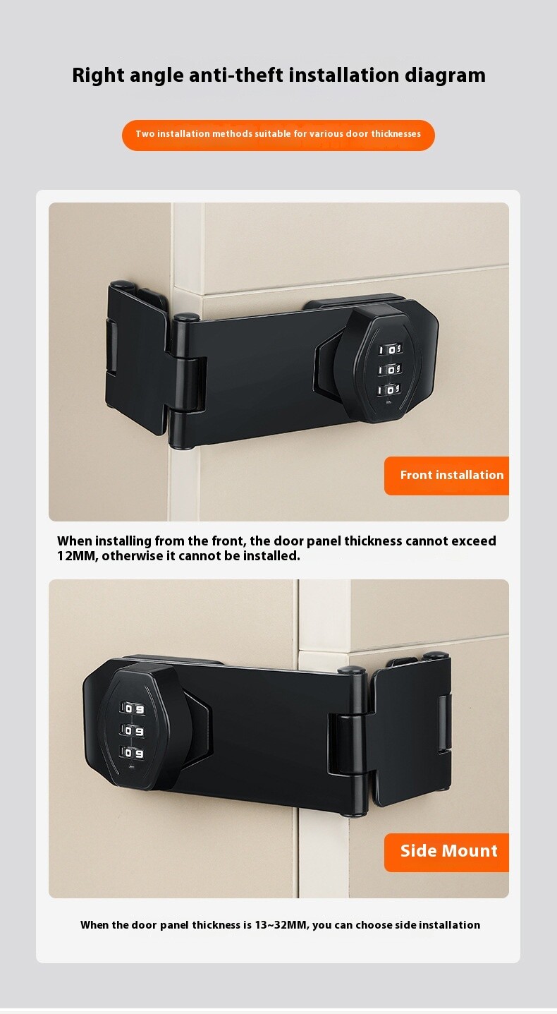 combination cabinet lock 8308
