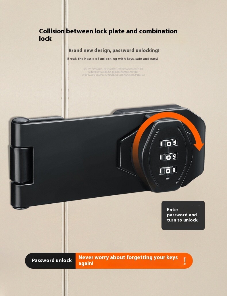 combination cabinet lock 8308