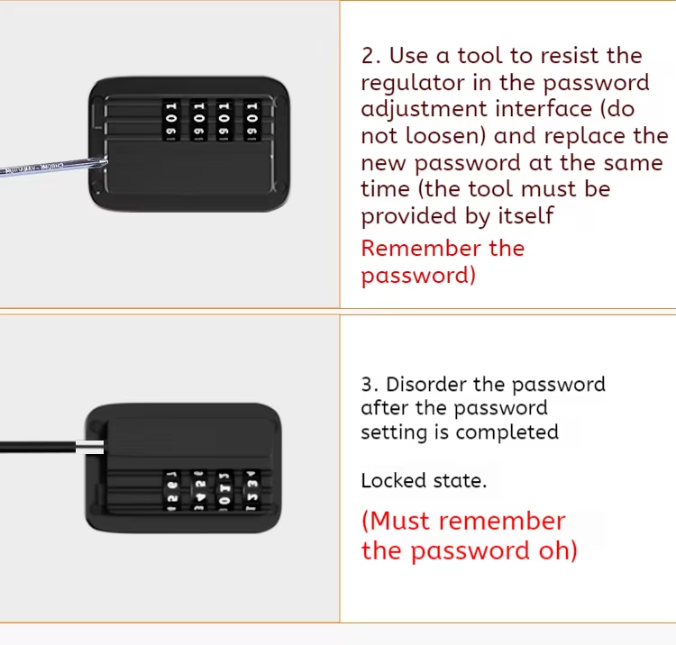 Refrigerator Combination Lock  8309