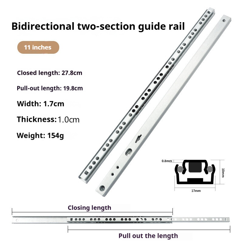 cabinet drawer slide 1708