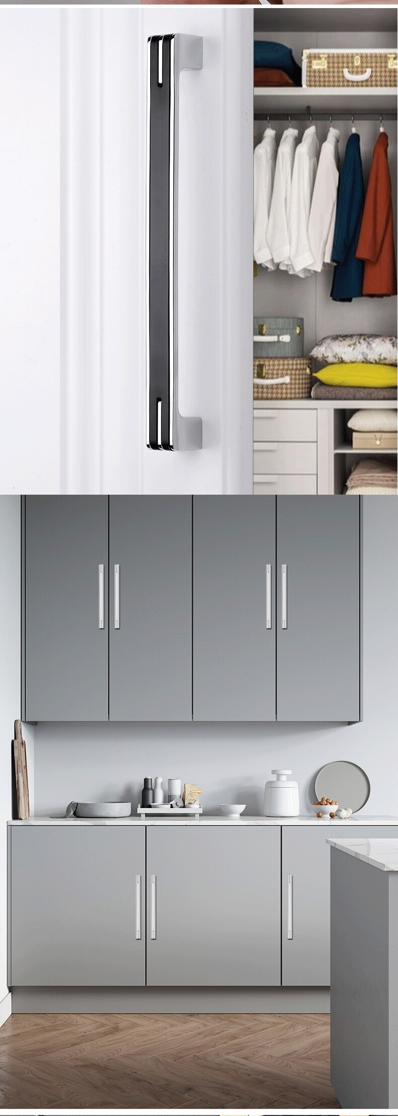 Kitchen cupboard handles 2306white