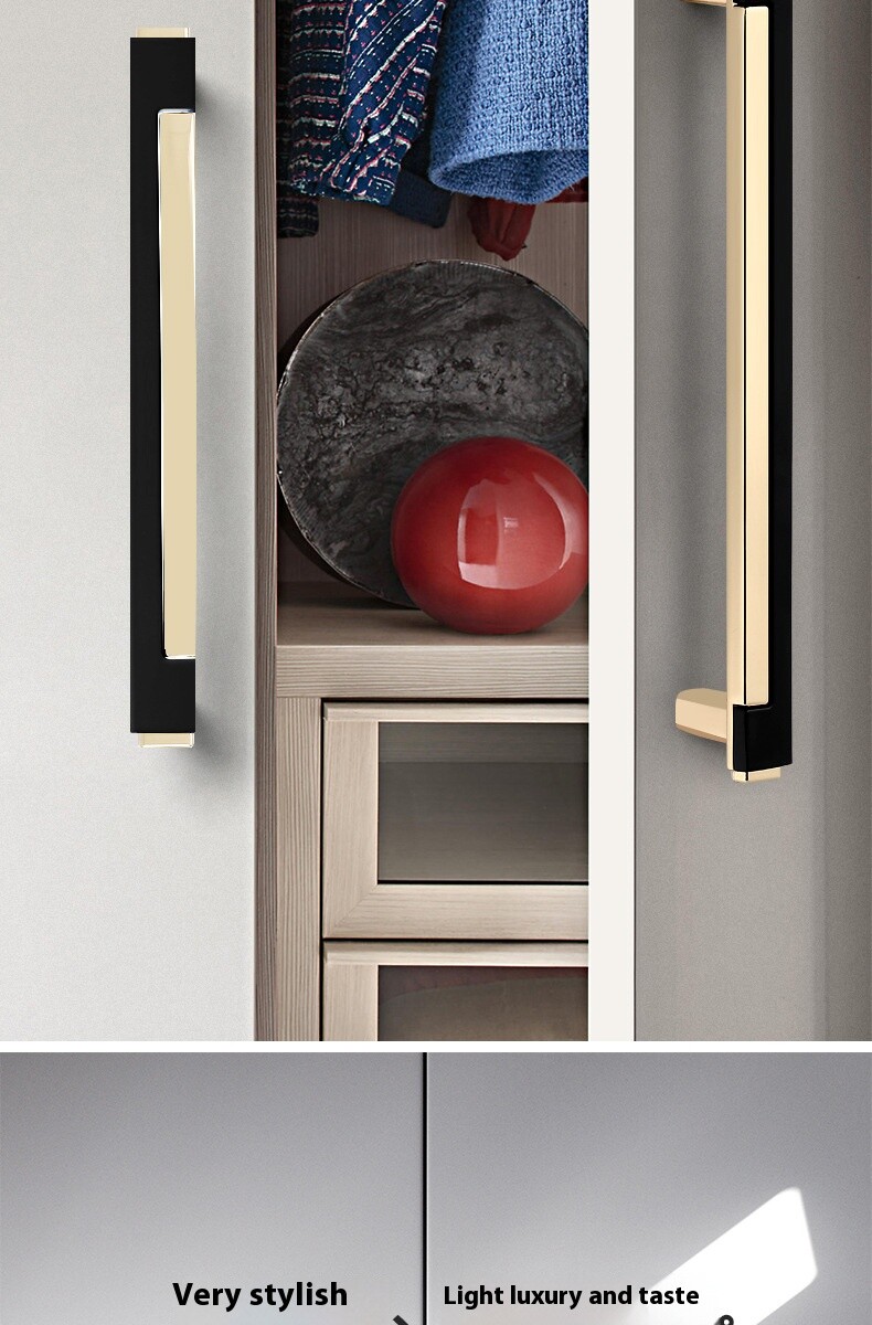 Cupboard door handles 2309black