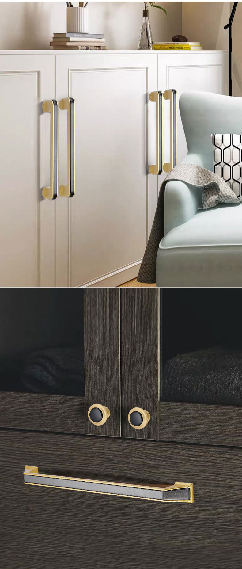 Modern kitchen cupboard handles 2408