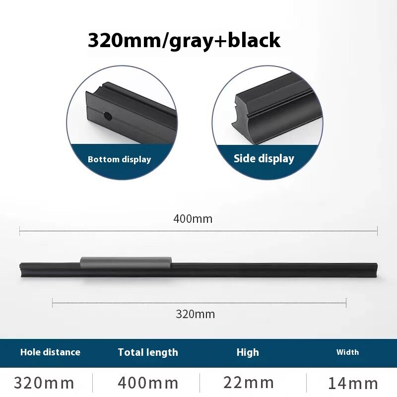 Contemporary kitchen cupboard handles 8230grey