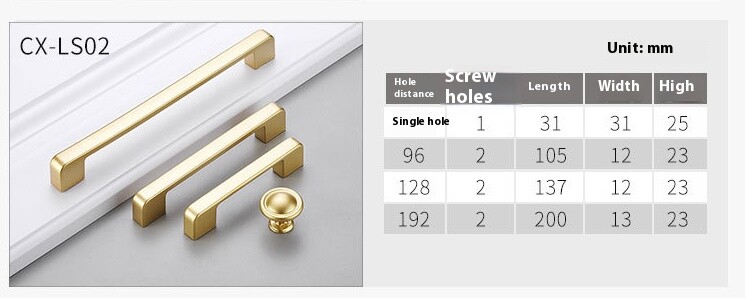 Cabinet pull handle CX-LS02