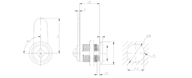 security cam lock 210-20