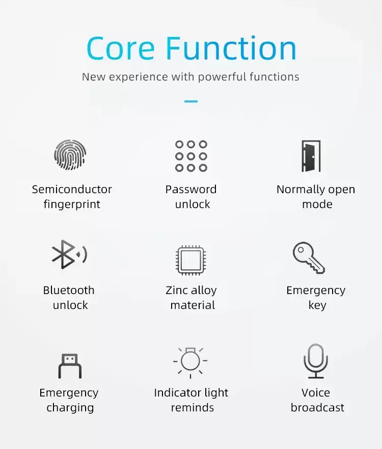 Digital Door Lock Cylinder 6308VR-L32