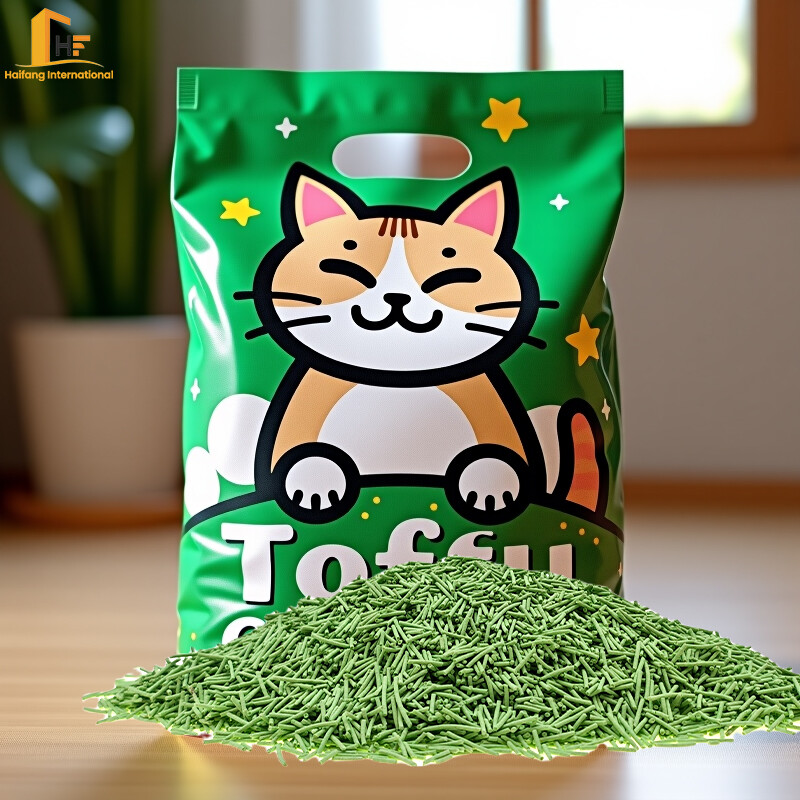 Tofu Cat Litter Clumps and Flushes Super Absorbent Quick Drying Dissolves in Water Flushes The Loo Suitable for Multi-Cat Households