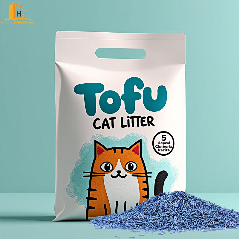 Wholesale Pet Litter Pure Natural Easy Clumping Biodegradable Tofu Cat Litter