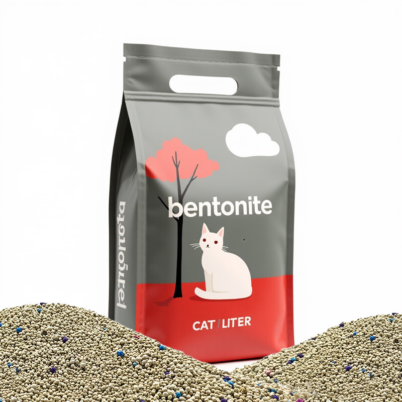 ODM Custom High Quality Pet Toilet Sand Environmental Friendly Mineral Lemon Peach Smell Bentonite Cat Litter