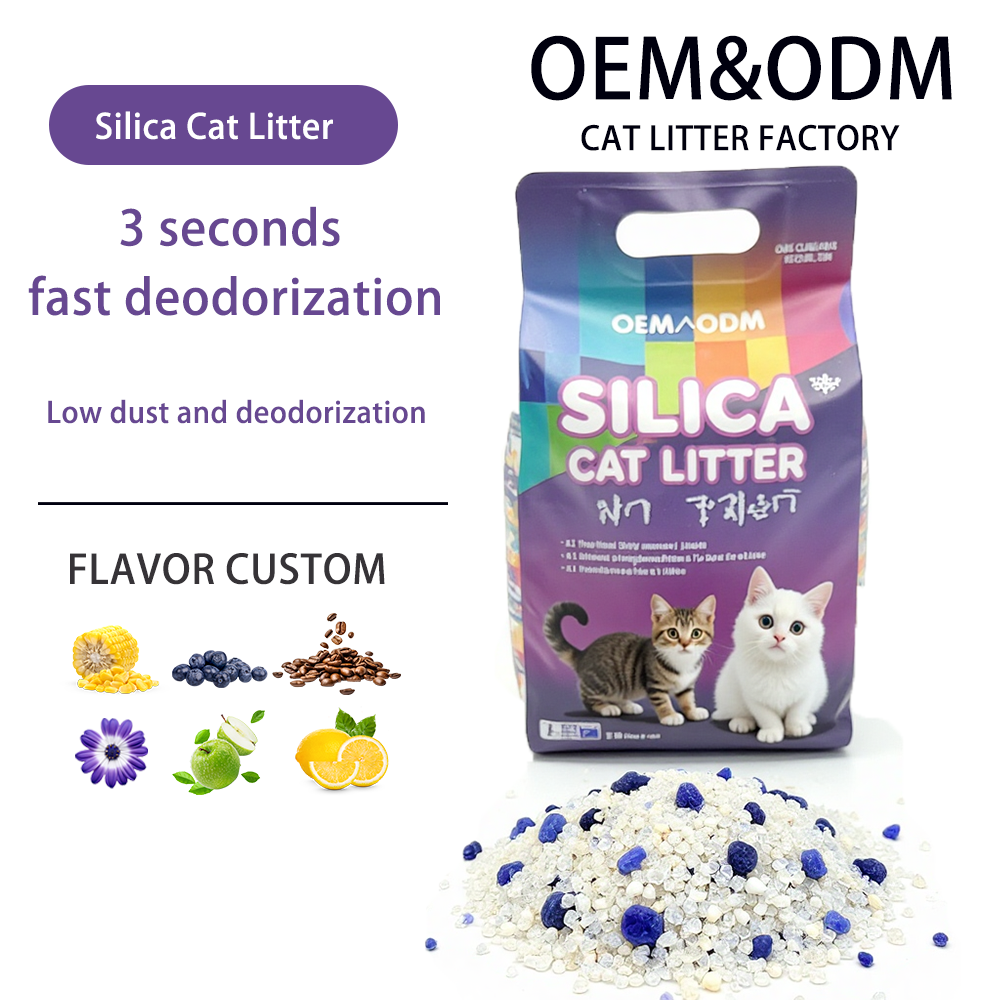Silicone Cat Litter Large Particles Pet Fast Absorbent Deodorant Antibacterial Crystal Cat Litter