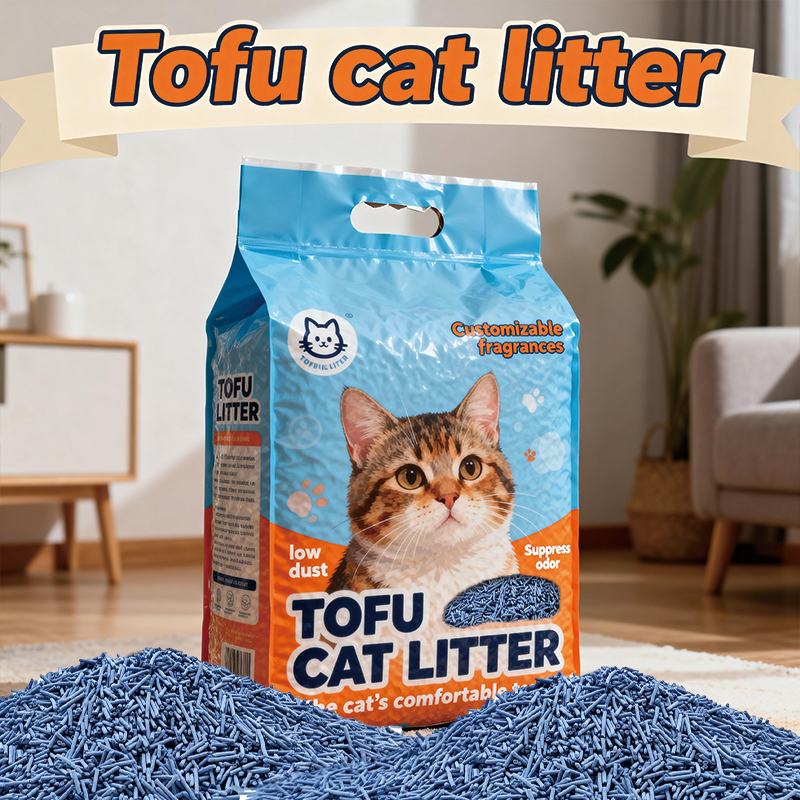 Cat Supplies Tofu Cat Litter Supply a Plant-Based Sustainable Cat Litter Solution No Dust Pet Litter No Chemicals Pet Products Excellent Clumping Cat Litter