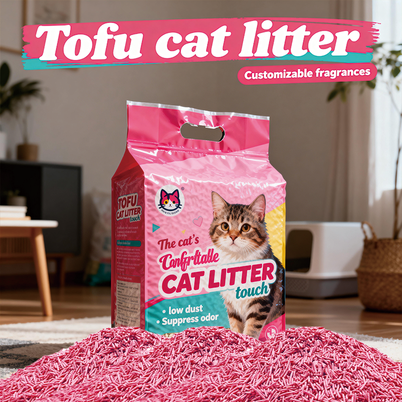 High Performance Tofu Cat Litter with Lavender Scent Fast Clumping Low Dust and Perfect for Multi-Cat Households Available in Convenient Packaging Sizes