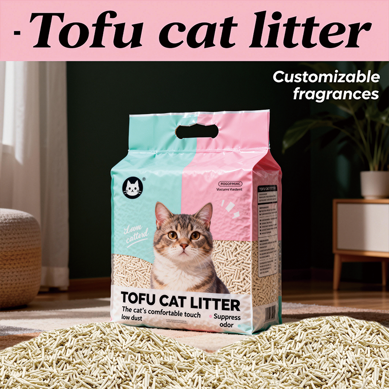 Bulk Tofu Cat Litter Environmentally Friendly Fast Clumping and Odor Control a Perfect Choice for Large Scale Distributors