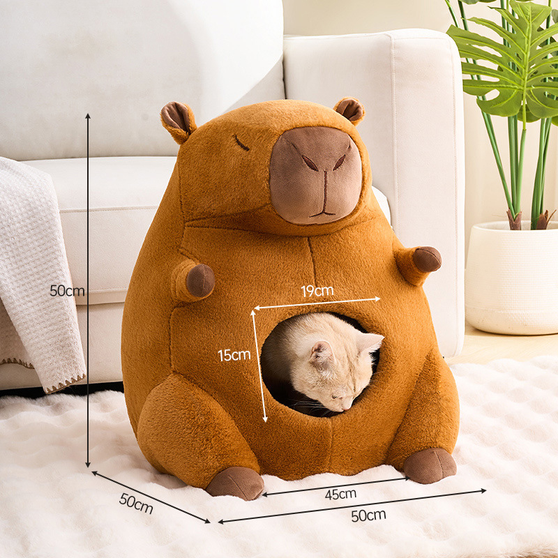Cat Nest Four Seasons Universal Closed Security Large Space Cartoon Plush Cloth Cat House