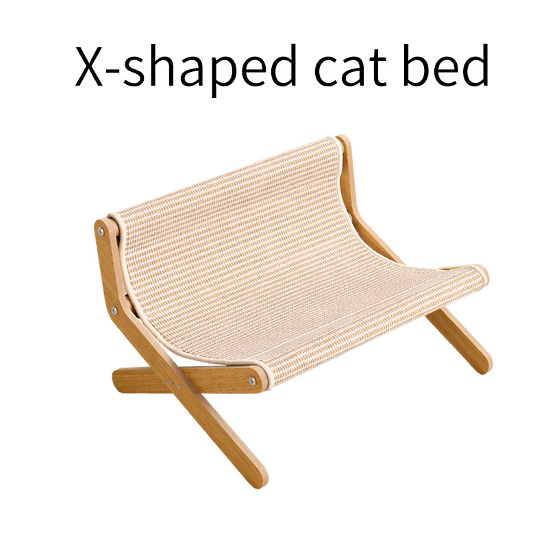 Large Woven cat Scratching Post Hammock Pre-installed Linen Lounge Chair for the cat Inside Durable and Relaxing cat Furniture