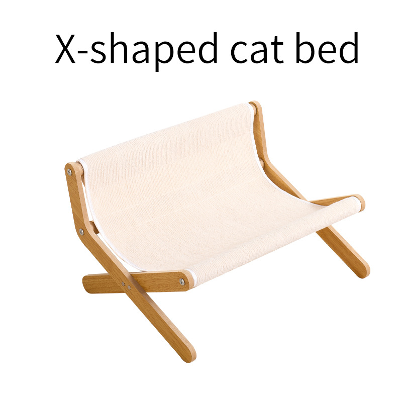 Simple Wooden Cat Scratch Board & Nest Scratch-resistant Summer Mat Large Cat Bed 1.5kg Pet Supplies