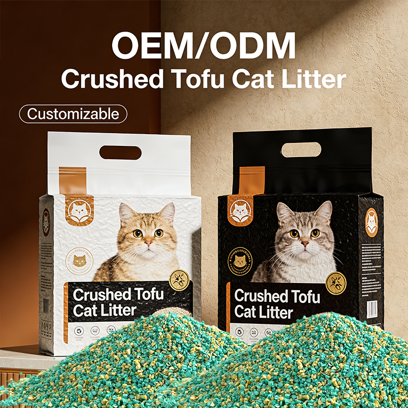 High-quality Eco-friendly Dust-free Crushed Millet Cat Litter Premium Natural Tofu Cat Litter Sand with Easy Clean