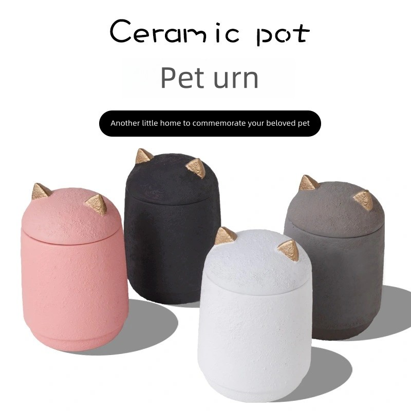 Bamboo Pet Urns & Caskets for Cats/Dogs Eco-Friendly Cremated Ashes Jars Pet Funeral Supplies Pet Urn