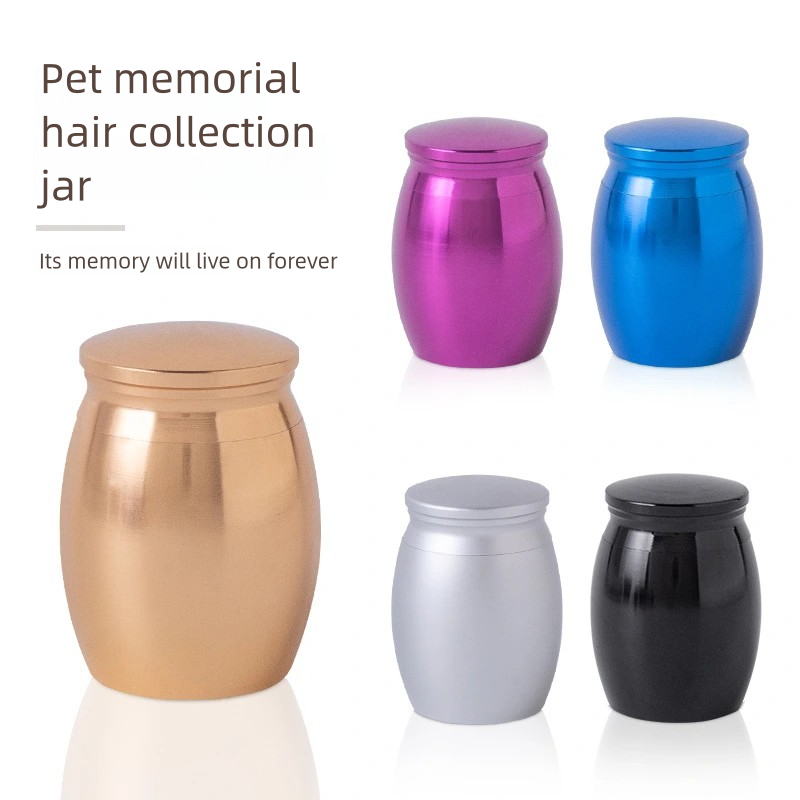  Titanium Pet Cremation Urn Hypoallergenic Rust-Proof Pet Ashes Container Personalised Memorial for Beloved Pets Pet Urn