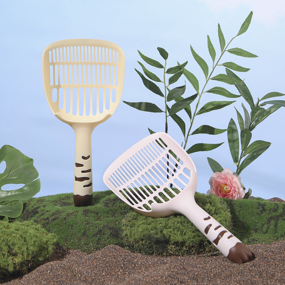 Wholesale PP Cat Litter Shovels Large Pet Cleaning Tools with Tofu Design Includes Cat Litter Scoop