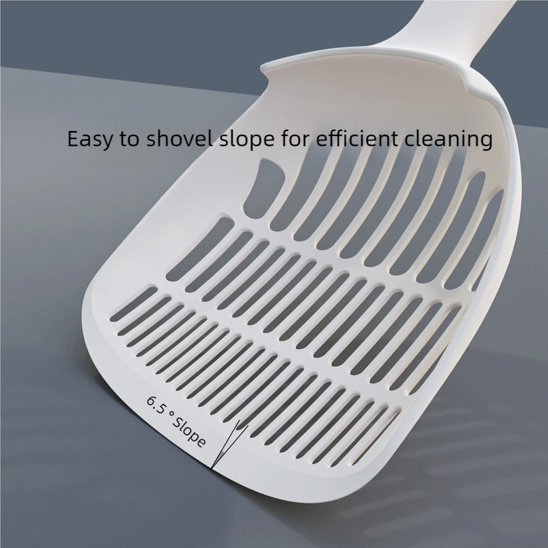 Large Plastic Eco-Friendly Cat Litter Scoop with Thickened Poop Filter Square Design Pet Cleaning Tool