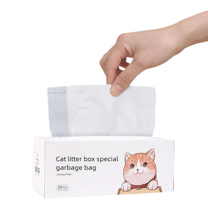 Cross-Border Biodegradable Eco-Friendly Dog Waste Bags Unscented Thickened Continuous Roll Type Pet Supplies