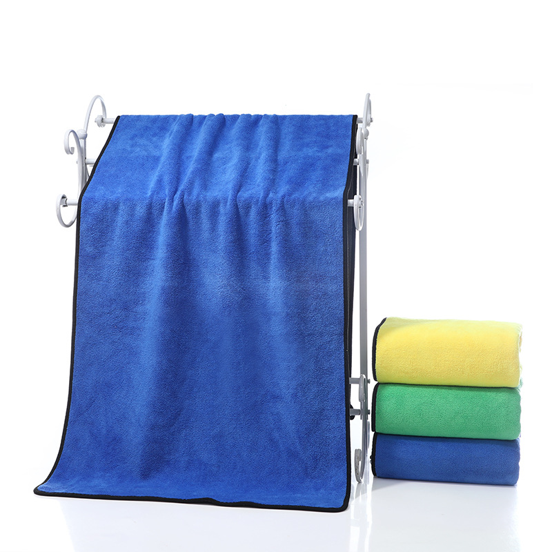 Custom Size Wholesale OEM Logo Washable Quick Dry Absorbent Water Microfiber Pet Bath Towels Dog Towel