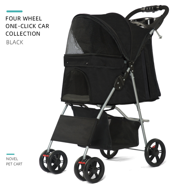 Foldable Compact Dog & Cat Pet Stroller Pet Cart
