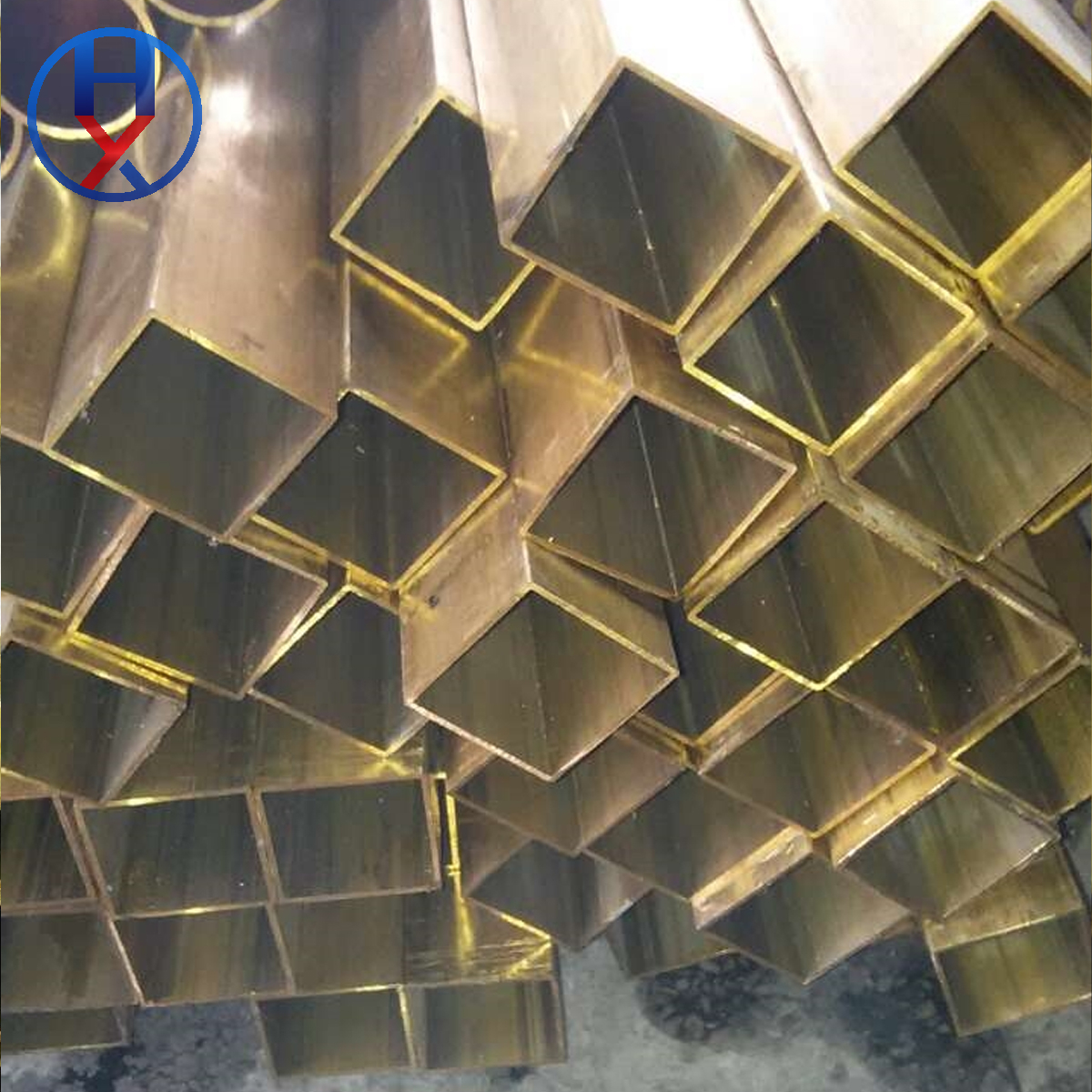 Brass Square Pipes