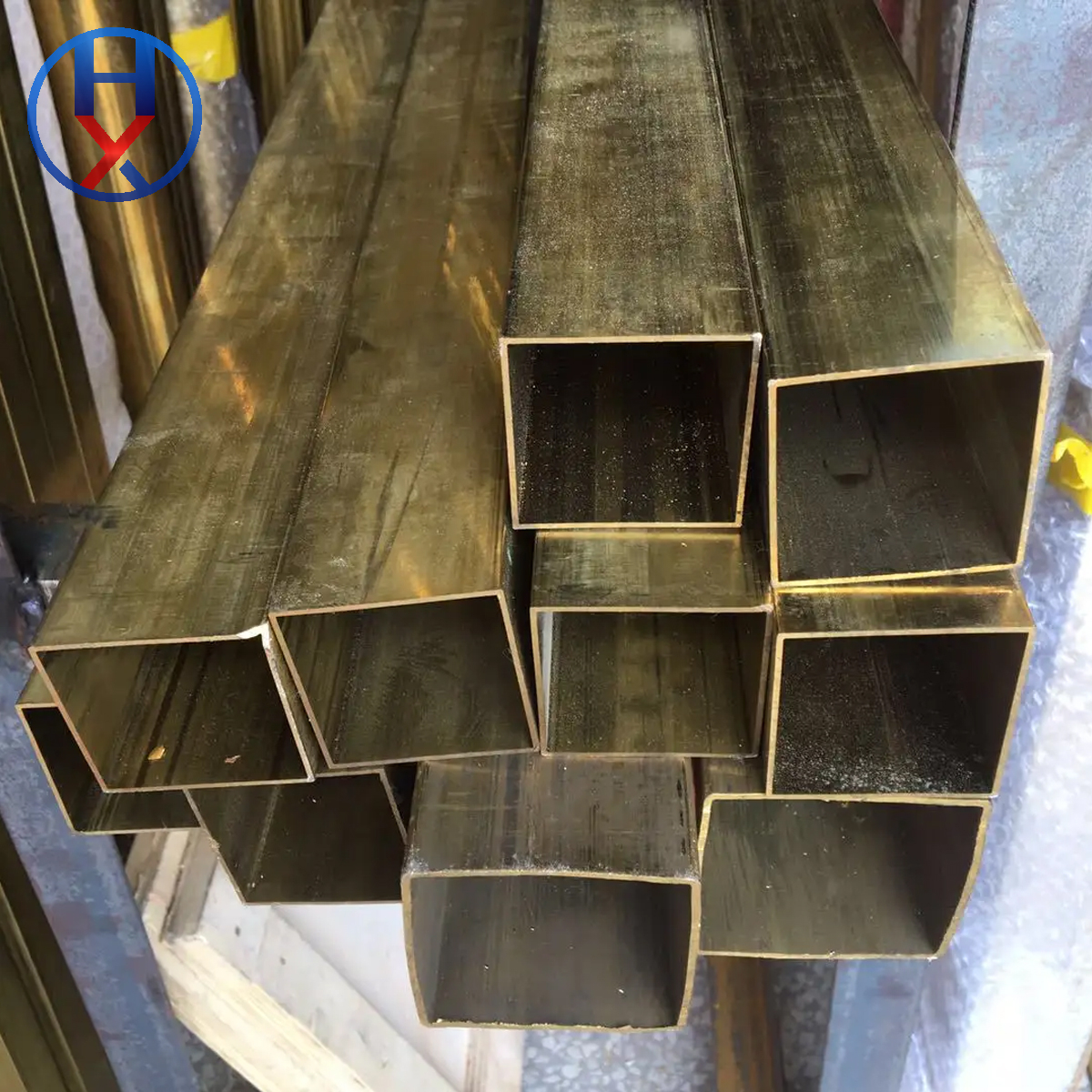 Brass Square Pipes