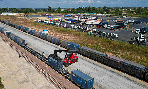 Lancang Mekong Express Freight Train