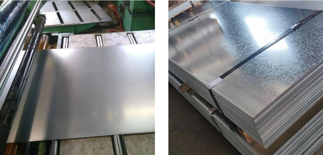 Galvanized steel plate
